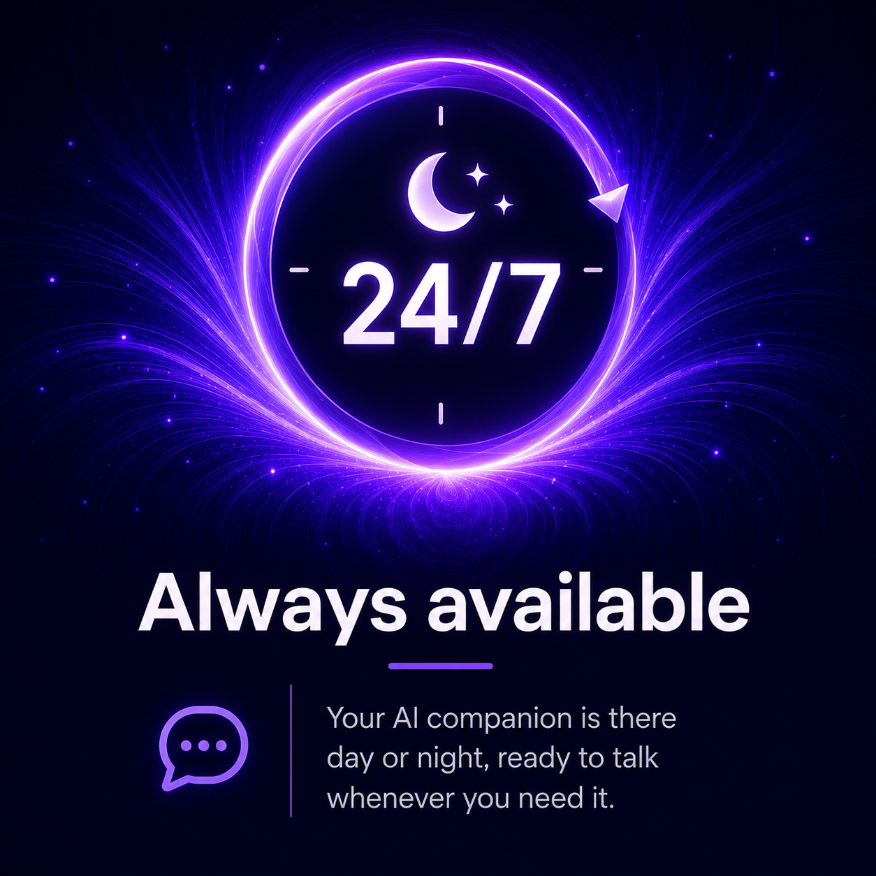 Available 24/7, day or night