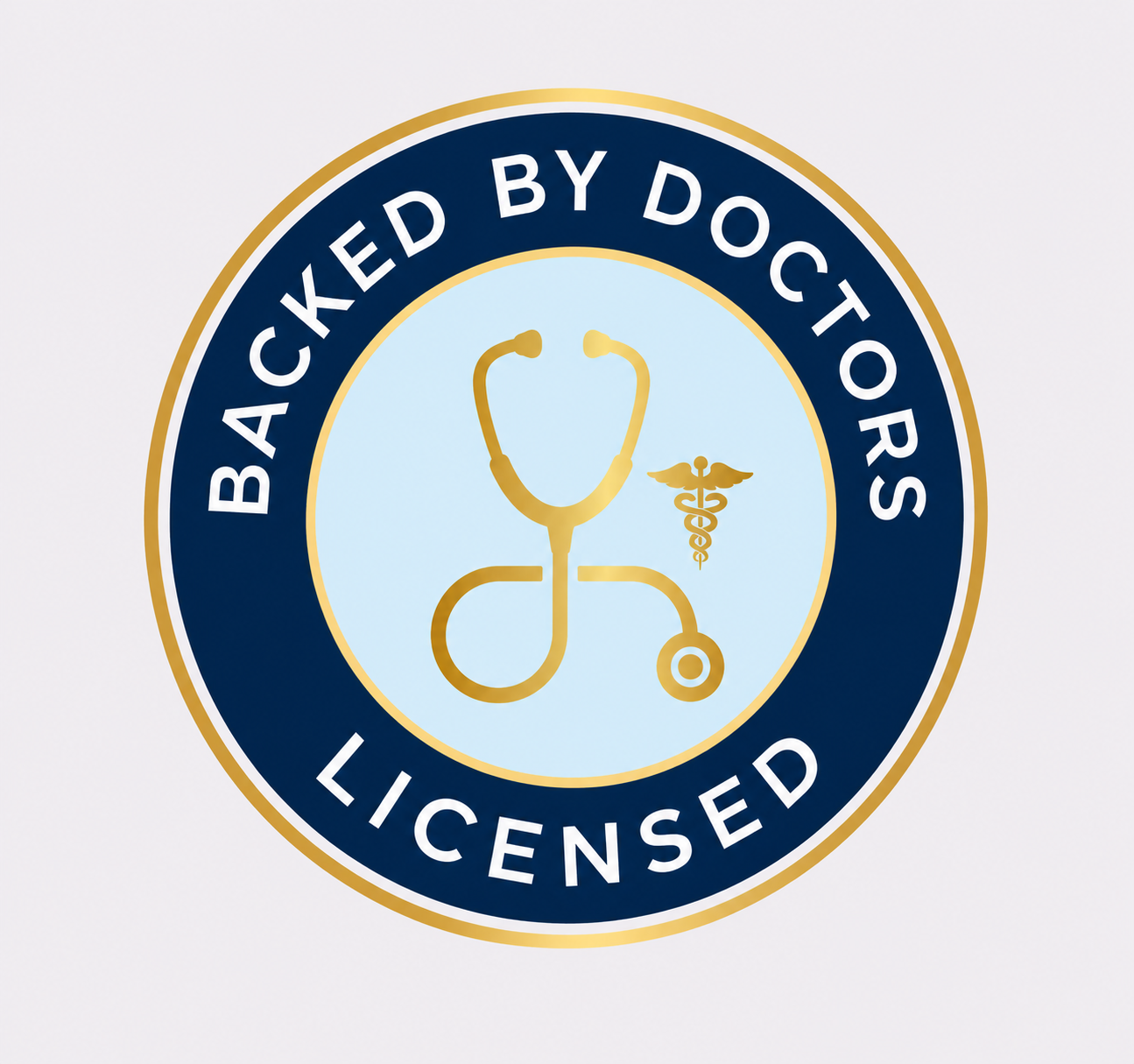 Backed by licensed doctors